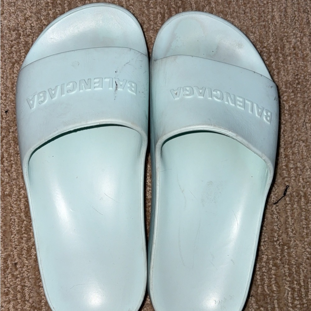 Balenciaga platform slides